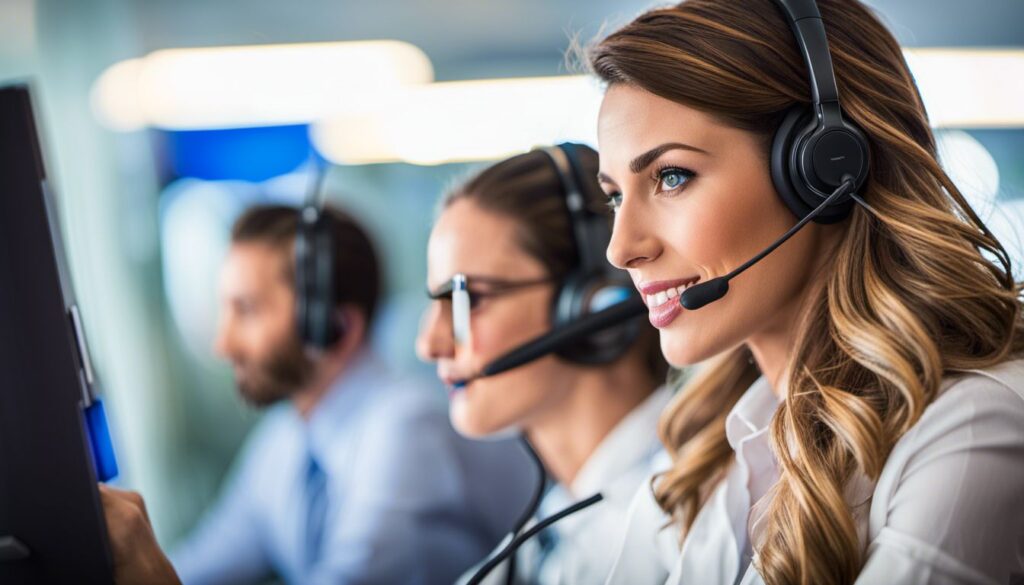 Op deze foto zie je klantenservice bij verkopen op Bol.com