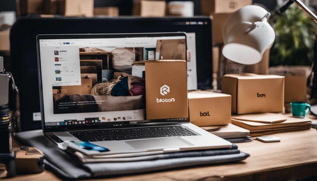 Op deze foto zie je bol.com pakketjes door het verkopen op Bol.com