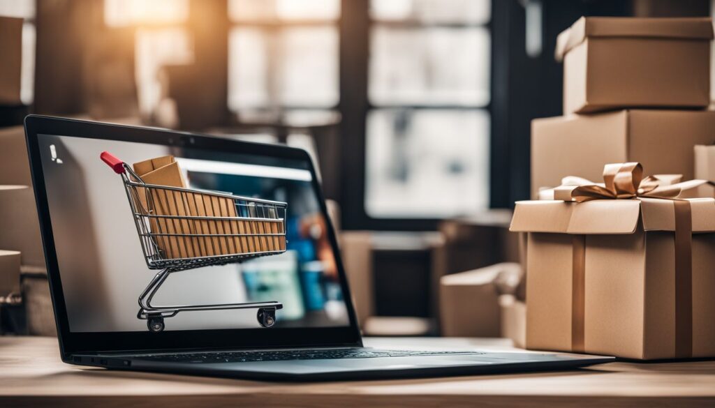 Op deze foto zie je allemaal pakketjes van verkopen via Bol.com