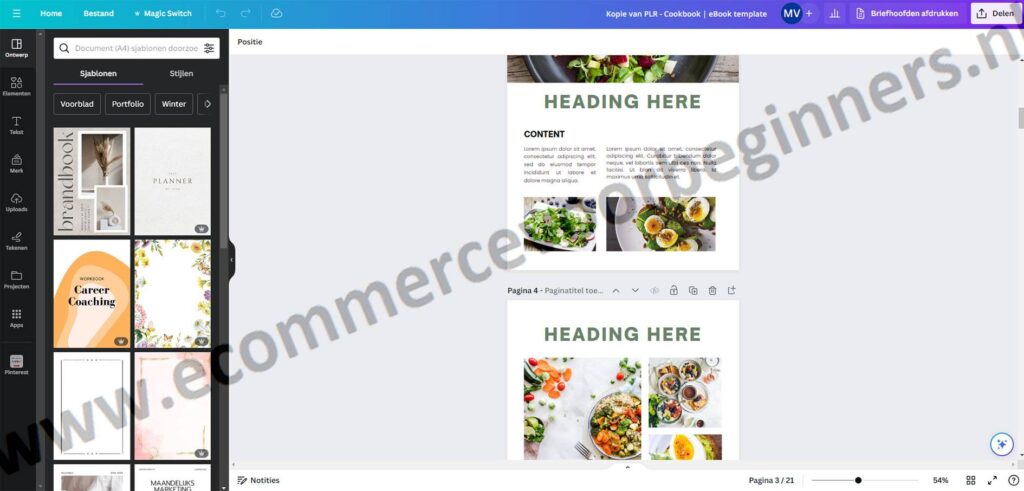 Op deze foto zie je online producten verkopen op Temzli