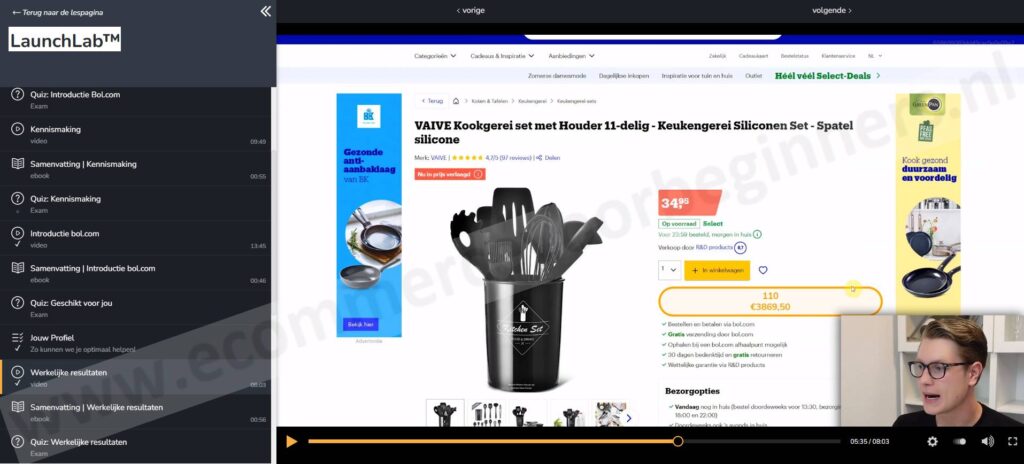 Op deze foto zie je de LaunchLab opleiding van Business Mine